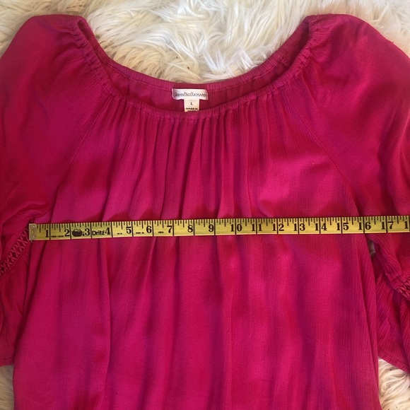 John Paul Richard Women's off-the-shoulder Top/blouse/shirt Bright Pink S Large - Picture 5 of 9